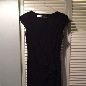 Black Cap Sleeve. Dress - Size 6 maternity
